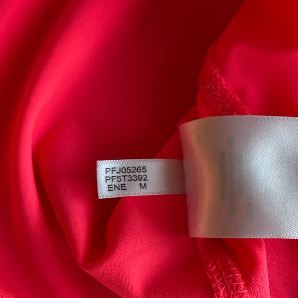 Calvin Klein Performance Vibrant Pink Short Sleeve Tee Racer Back Type Opening - Picture 10 of 12